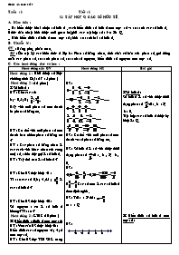 Bài giảng lớp 7 môn Đại số - Tuần 1 - Tiết 1 - Bài 1: Tập hợp Q các số hữu tỉ (tiết 8)