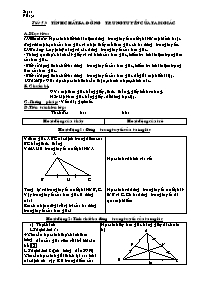 Bài giảng lớp 7 môn Hình học - Tiết 53: Tính chất ba đường trung tuyến của tam giác (tiếp)