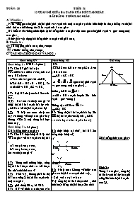 Bài giảng lớp 7 môn Hình học - Tuần 28 - Tiết 51 - Bài 3: Quan hệ giữa ba cạnh của một tam giác . Bất đẳng thức tam giác (Tiếp)