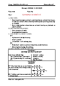 Bài giảng môn học Đại số lớp 7 - Tiết 1: Tập hợp Q các số hữu tỉ (Tiết 3)