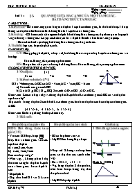Bài giảng môn học Hình học lớp 7 - Tiết 51 - Bài 3: Quan hệ giữa ba cạnh của một tam giác . Bất đẳng thức tam giác