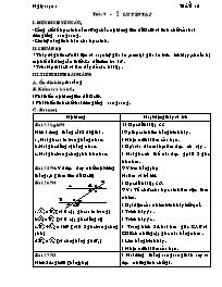 Bài giảng môn học Hình học lớp 7 - Tuần 5 - T