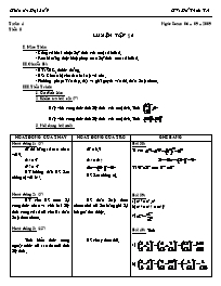 Giáo án Đại Số 7 - GV: Đỗ Thừa Trí - Tiết 8: 