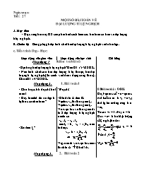 Giáo án Đại số khối 7 - Tiết 27: Một số bài t