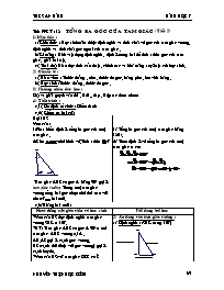 Giáo án dạy môn Hình học 7 tiết 18: Tổng ba góc của tam giác (tiết 2)