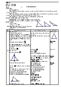 Giáo án Hình 7 tiết 35, 36: Tam giác cân - Lu