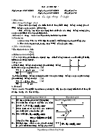 Giáo án lớp 7 môn Hình học - Tiết 15: Ôn tập chương I (tiết 1)