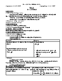 Giáo án môn Đại số 7 - Tiết 18: Số thực