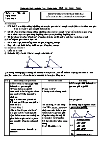 Giáo án môn học Hình học lớp 7 - Đỗ Thị Thanh Thảo - Tiết 25: Trường hợp bằng nhau thứ hai của tam giác cạnh - Góc - cạnh (c - g - c)