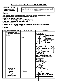 Giáo án môn học Hình học lớp 7 - Đỗ Thị Thanh Thảo - Tiết 35: Luyện tập về ba trường hợp bằng nhau cuả tam giác