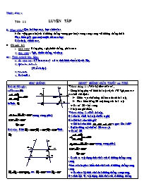 Giáo án môn Toán 7 - Tiết 11 đến tiết 15