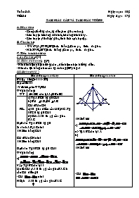 Giáo án Tự chọn Toán 7 tiết 25: Tam giác cân và tam giác vuông