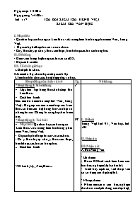 Bài giảng môn học Ngữ văn lớp 7 - Tiết 117: Trả bài kiểm tra tiếng Việt kiểm tra văn học