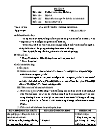 Bài giảng môn học Ngữ văn lớp 7 - Tuần 29 - Tiết 113: Ca Huế trên sông Hương (Tiếp theo)