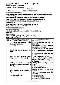 Giáo án môn học Ngữ văn 7 - Tiết 123: Ôn tập Tiếng Việt