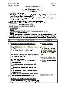 Giáo án môn Ngữ văn khối 7 năm 2009 - Tiết 38: Xa ngắm thác núi Lư