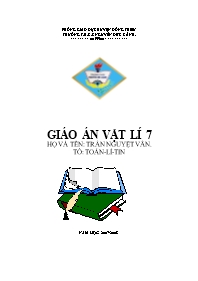 Giáo án Vật lý 7 - Trường THCS Nguyễn Đức Cản