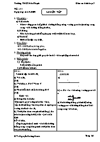 Giáo án lớp 7 môn Hình học - Tiết 11 - Luyện tập (tiết 4)