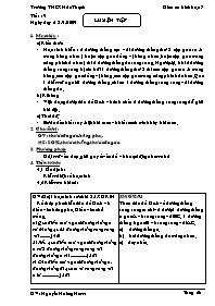 Giáo án lớp 7 môn Hình học - Tiết 9 - Luyện tập (tiết 3)