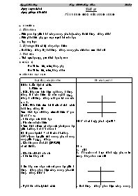 Bài giảng môn học Hình học lớp 7 - Tiết 13: Từ vuông góc đến song song