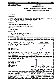 Bài giảng môn học Hình học lớp 7 - Tiết 50: Quan hệ giữa đường vuông góc và đường xiên, đường xiên và hình chiếu