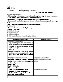 Bài giảng môn học Ngữ văn lớp 7 - Tiết 1: Cổng trường mở ra (Tiết 5)