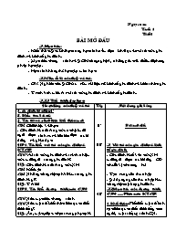 Giáo án Công nghệ 6 tuần 1