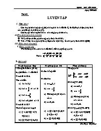 Giáo án môn Đại số lớp 7 - Tiết 6: Luyện tập