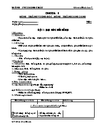 Giáo án môn Hình học khối 7 - Trường THCS Minh Châu