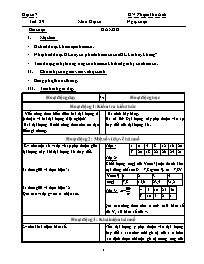 Giáo án môn học Đại số 7 - Phạm Thế Anh - Tiết 29: Hàm số