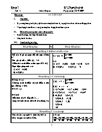 Giáo án môn học Đại số 7 - Phạm Thế Anh - Tiết 5: Luyện tập