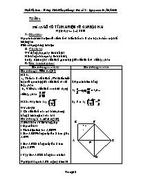 Giáo án môn học Đại số lớp 7 - Tuần 9, 10, 11