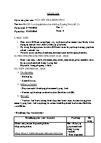 Giáo án môn Tin học 7 bài 10: Luyện gõ phím nhanh bằng Typing Test (tiết 3)