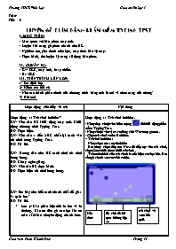 Giáo án môn Tin học 7 tiết 10: Luyện gõ phím bằng phần mềm Typing Test