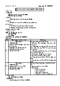 Giáo án Tin học 7 tuần 25: Bài thực hành 8: A