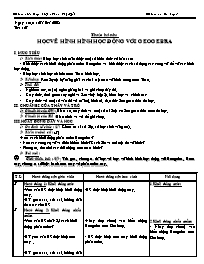 Giáo án Tin lớp 7: Thực hành: học vẽ hình hình học động với geogebra