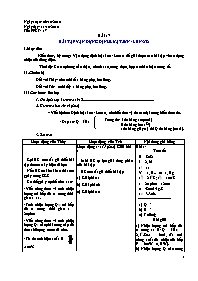 Giáo án Vật lý 9 Bài 17: Bài tập vận dụng định luật Jun - Len-xơ